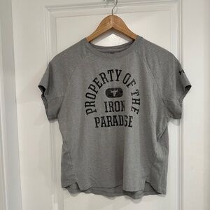 Under Armour x Project Rock Iron Paradise | Loose fitting Overaized  Tee